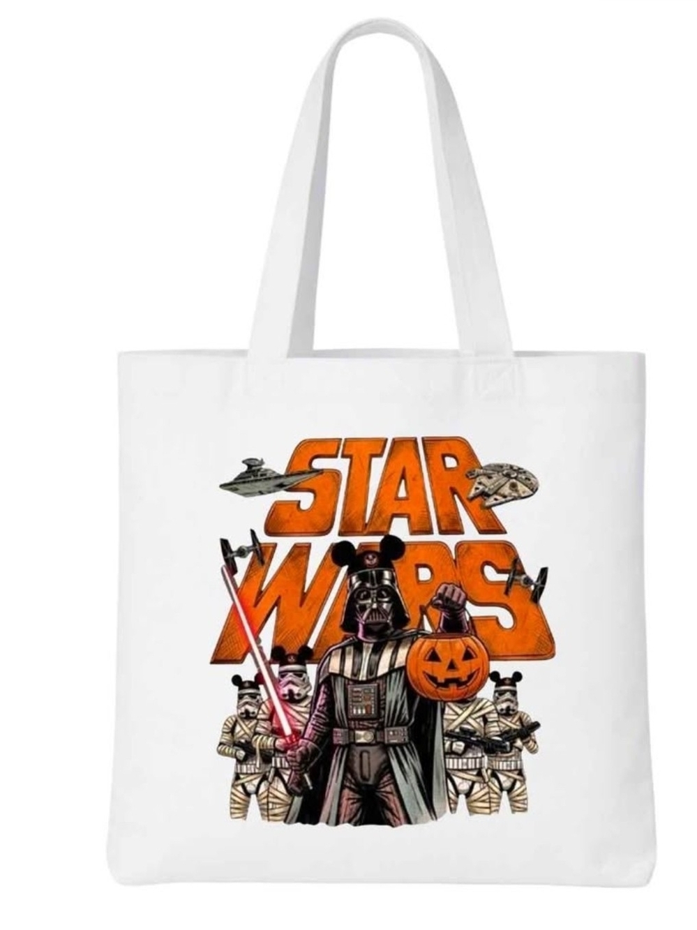 Star Wars Halloween White Tote Bag